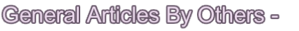 General Articles By Others - 2